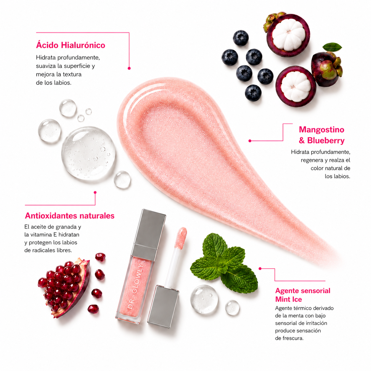 Gloss Ice Mangostino + Blueberry
