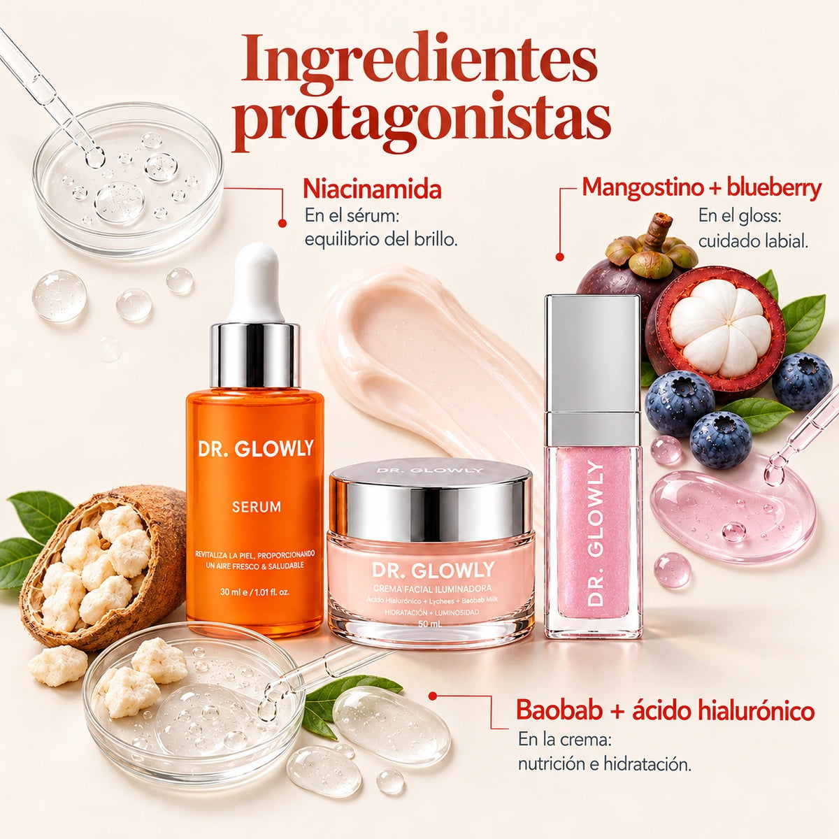 Kit Purificante Mangostino + Blueberry — Ingredientes protagonistas