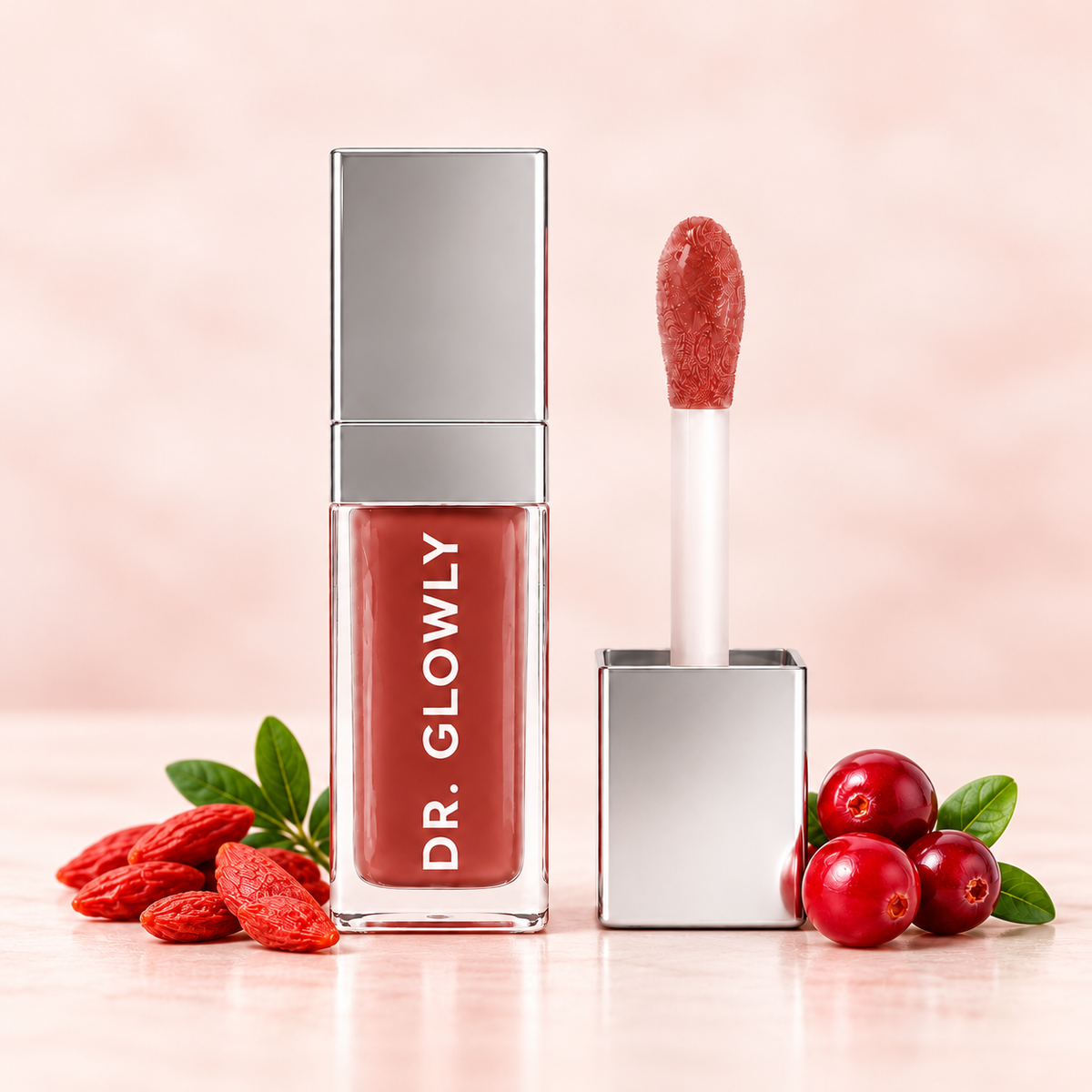 Gloss HOT Dr. Glowly con goji y arándano rojo