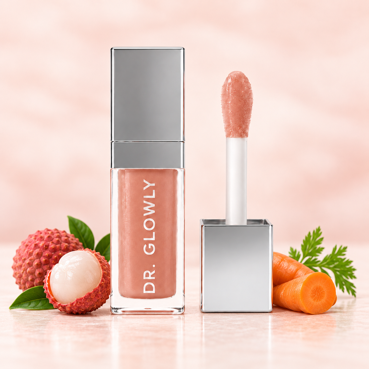 Gloss SWEET Dr. Glowly con lychees y zanahoria